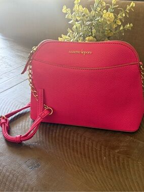 Nanette Lepore Pebbled Leather Crossbody NEW but callouts